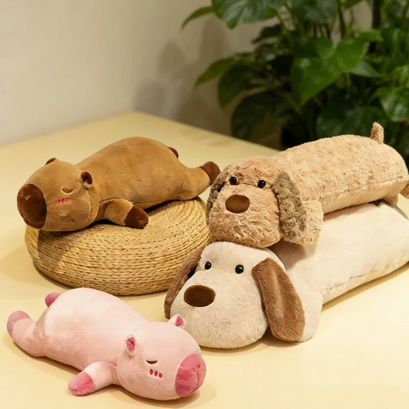 Cute Long-Haired Dog Plush Toy | Adorable Stuffed Animal Pillow