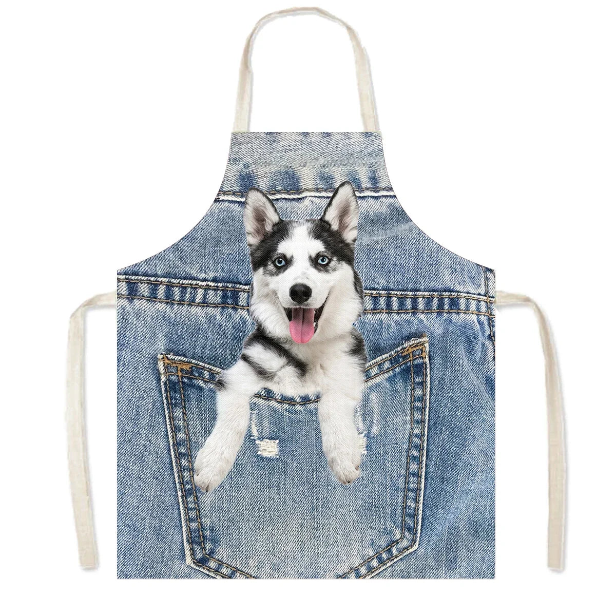 Funny Cat & Dog Apron | Unique Kitchen & Cleaning Pinafore