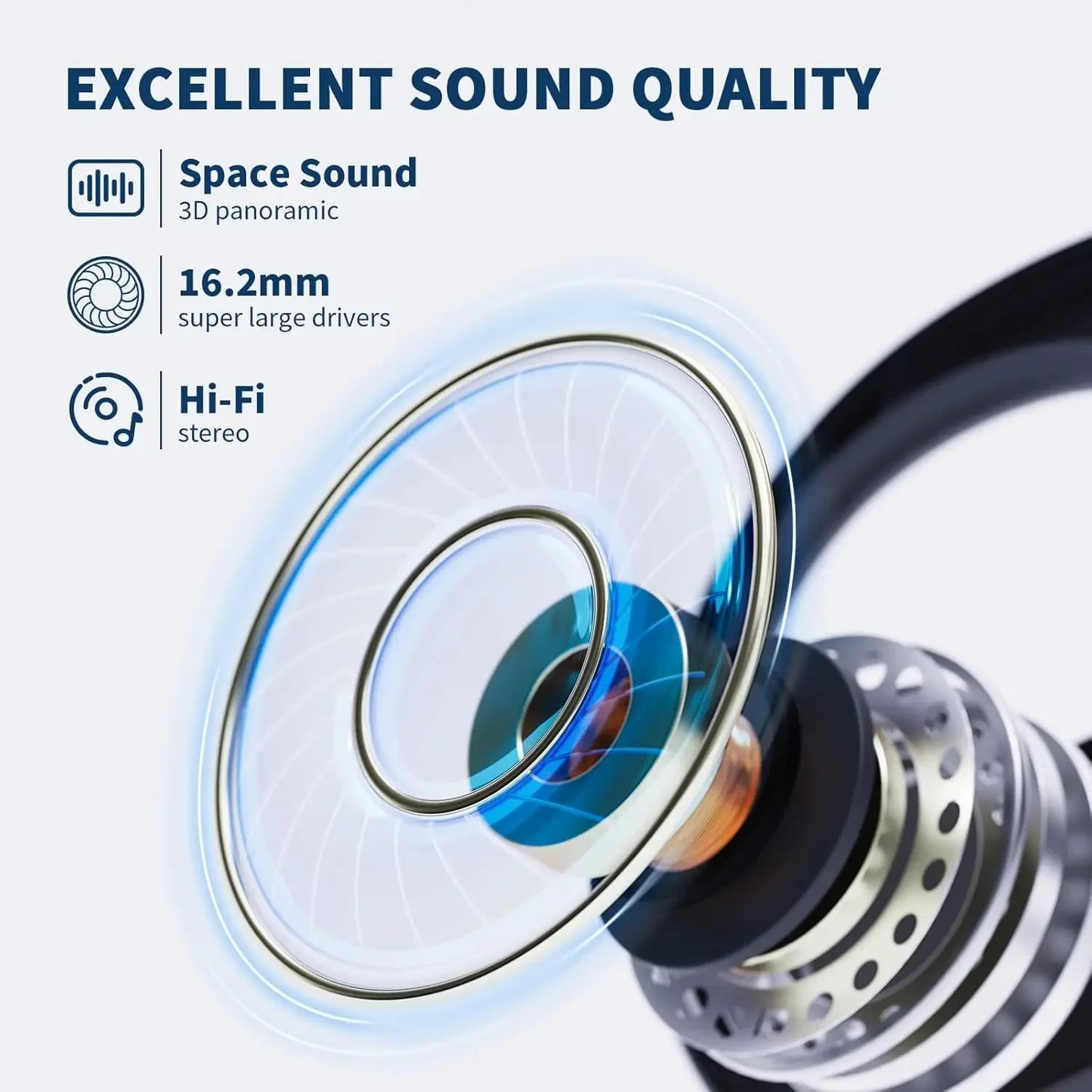 Wireless Earbuds with Digital Display | 40 Hours Playtime Earphones