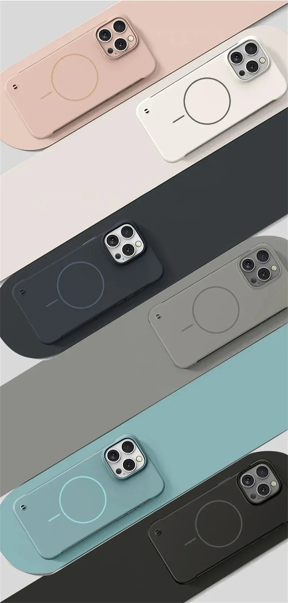 Ultra Thin Matte Frameless Phone Case | Shockproof & Stylish Protection