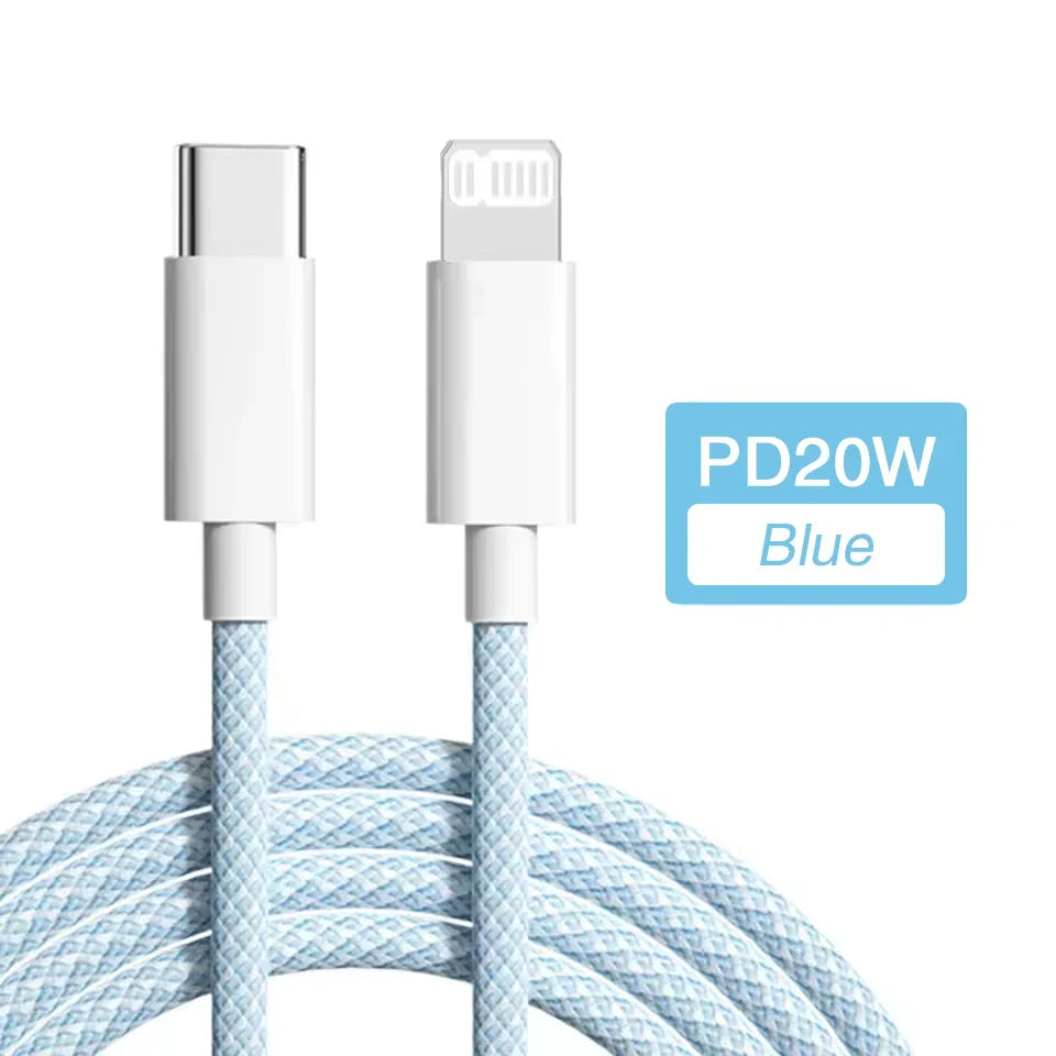 20W USB-C Fast Charging Cable for iPhone & iPad Devices