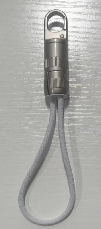 60W Mobile Fast Charging Cable | Type-C Keychain Anti-Loss Design