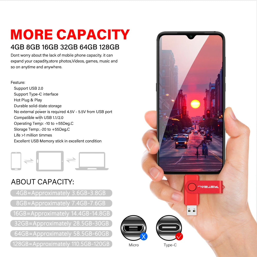 High-Speed 64GB TYPE-C USB 3.0 Flash Drive | Portable OTG Solution