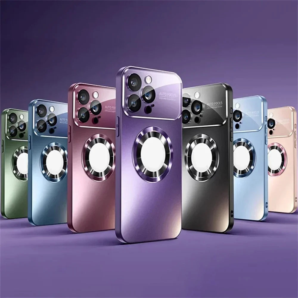 Titanium Metallic Matte Case for iPhone | Premium Camera Protection