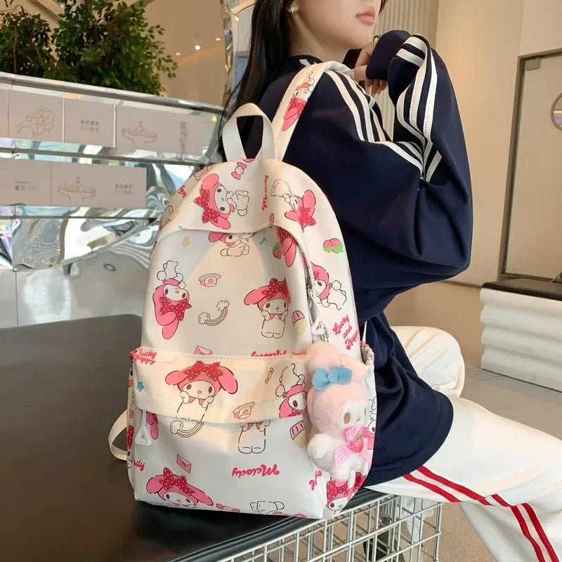 Kawaii Anime Girl Backpack | Large Capacity Student Bag