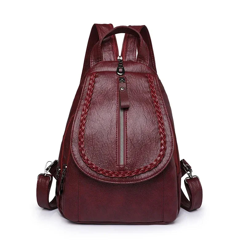 Stylish Women's Leather Backpack | Chic Travel Bag for All Occasions