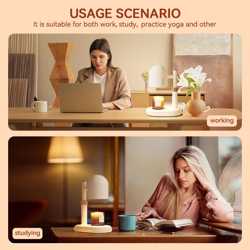 Dimmable Candle Warmer Lamp | Scented Wax Melter for Relaxation