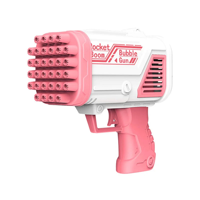 32-Hole Handheld Electric Bubble Machine for Kids