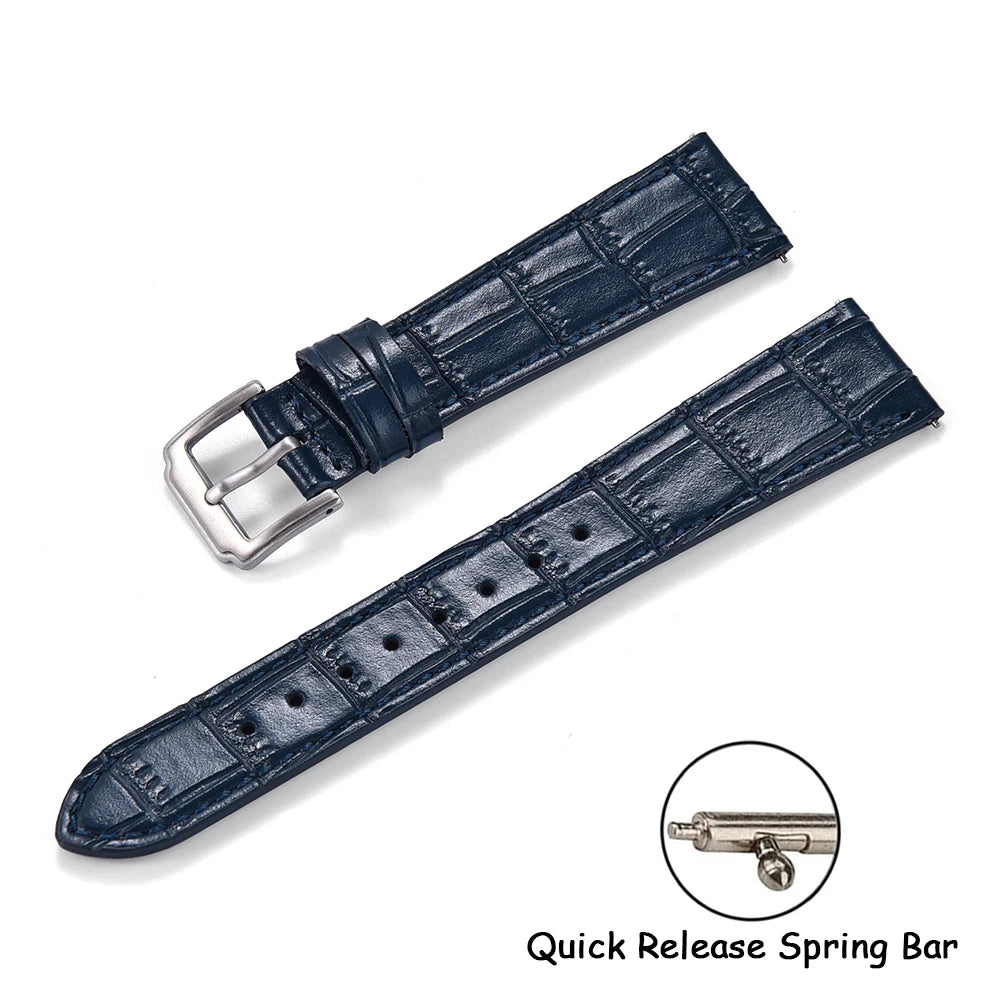 Quality Leather Watch Bands | Universal Slub Pattern Straps