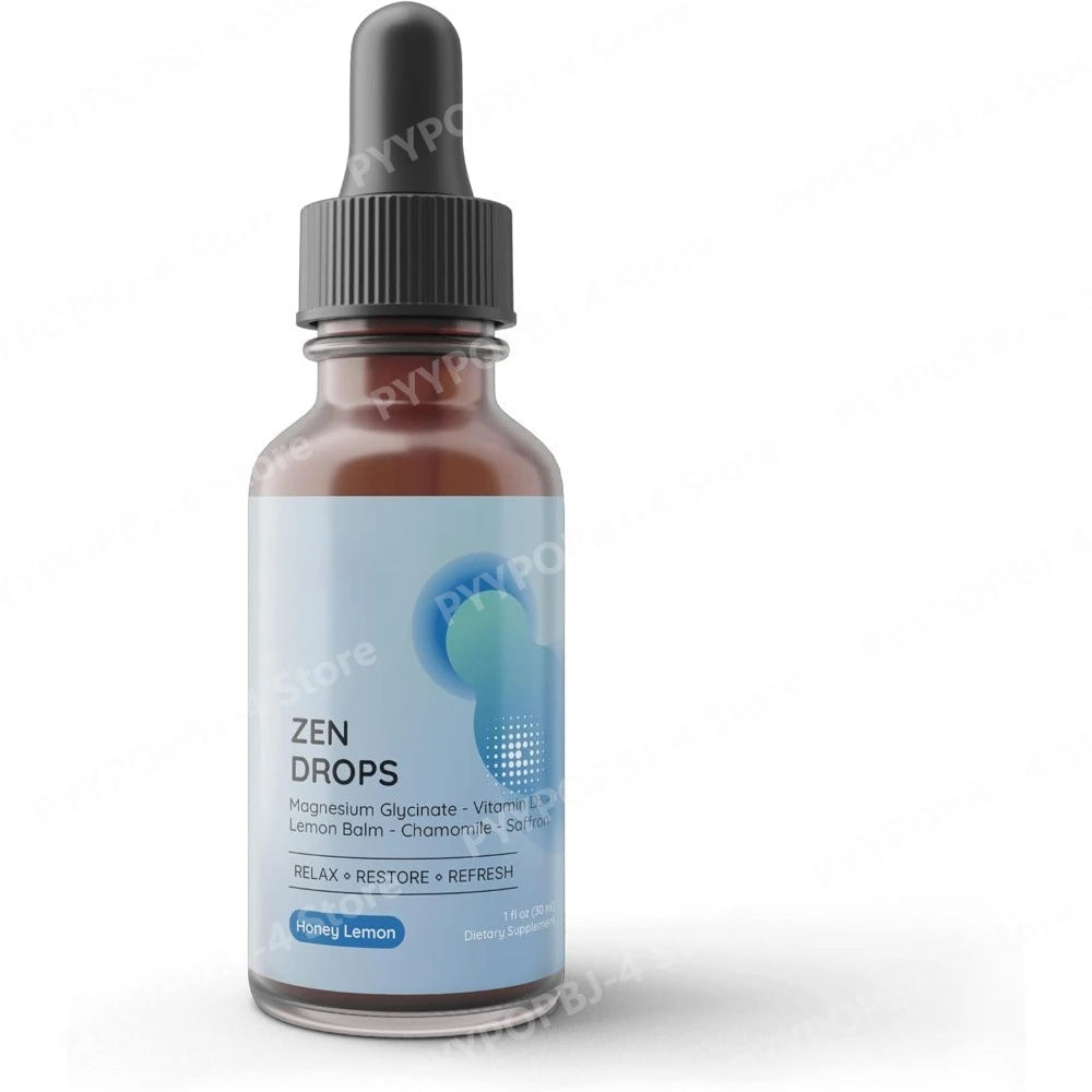Calm Routine Magnesium Glycinate Liquid Drops with Vitamin D3