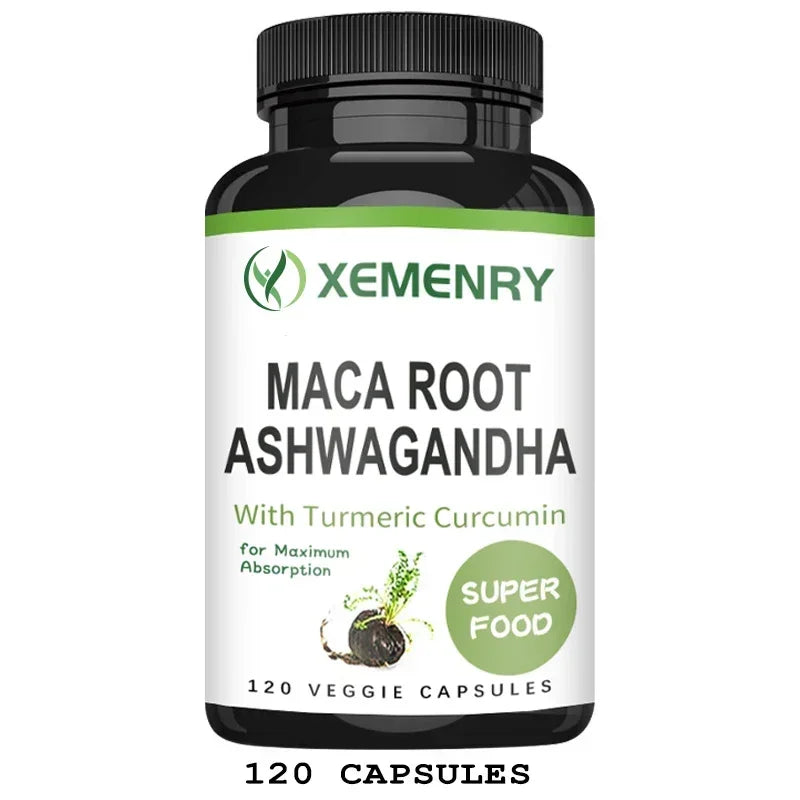 Men's Maca Root + Ashwagandha Supplement | Boost Energy & Vitality
