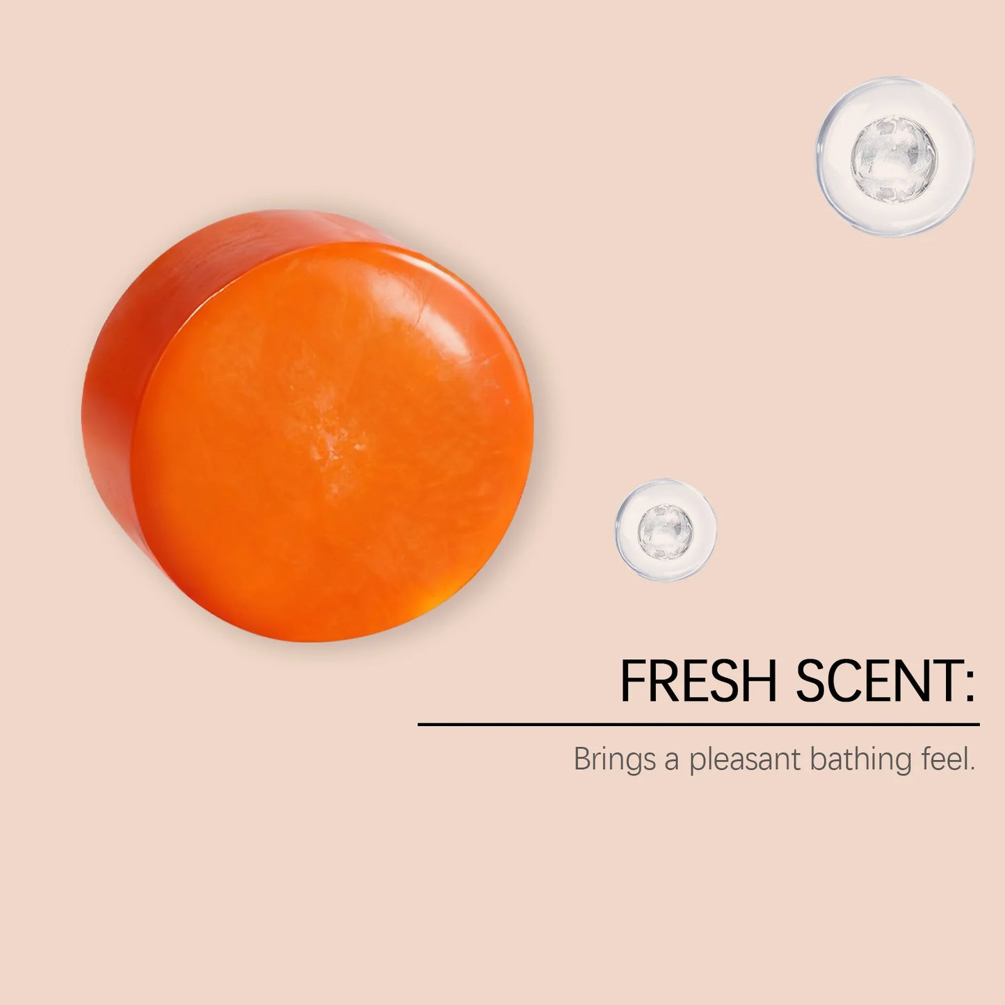 Persimmon Extract Moisturizing Cleansing Soap | Gentle Daily Body Cleanser