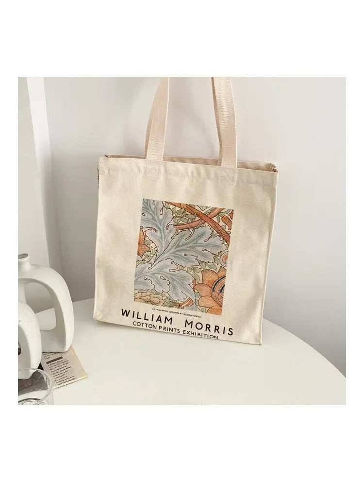 Vintage Canvas Shoulder Bag | Stylish Casual Tote for Women