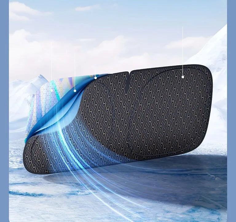 Folding Car Windshield Sun Shade Cover | UV Protection Visor