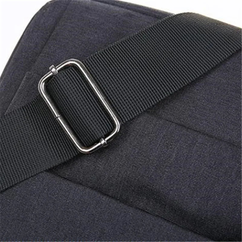 Men's Multi-Layer Zipper Crossbody Phone Bag for Travel