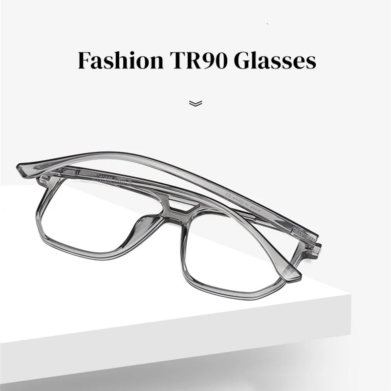Myopia Eyeglasses with Anti Blue Light & Photochromic Lenses