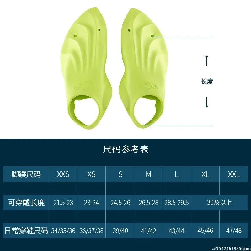 Flexible Soft Comfort Swimming Fins for Diving & Snorkeling