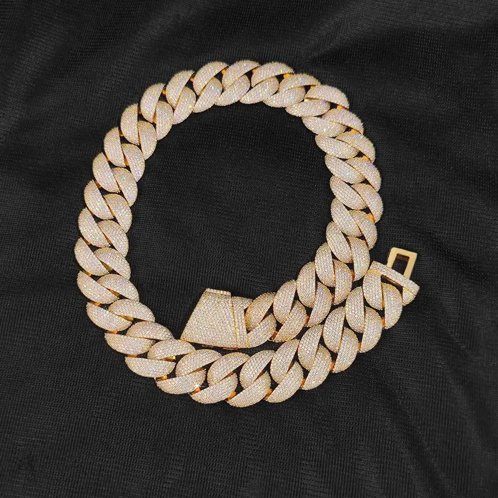Luxury 24mm Diamond Chain Necklace | Iced Out Hip Hop Style
