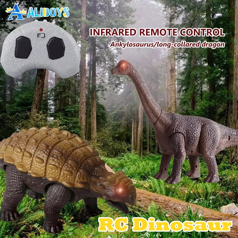 Remote Control Dinosaur Toy | Realistic Ankylosaurus Model
