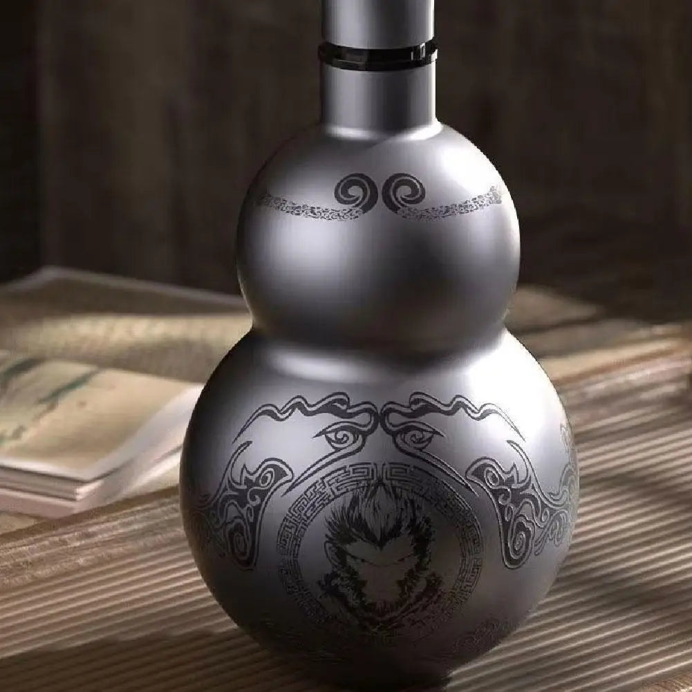 Large Capacity Stainless Steel Gourd Water Bottle | Thermal Insulation Cup