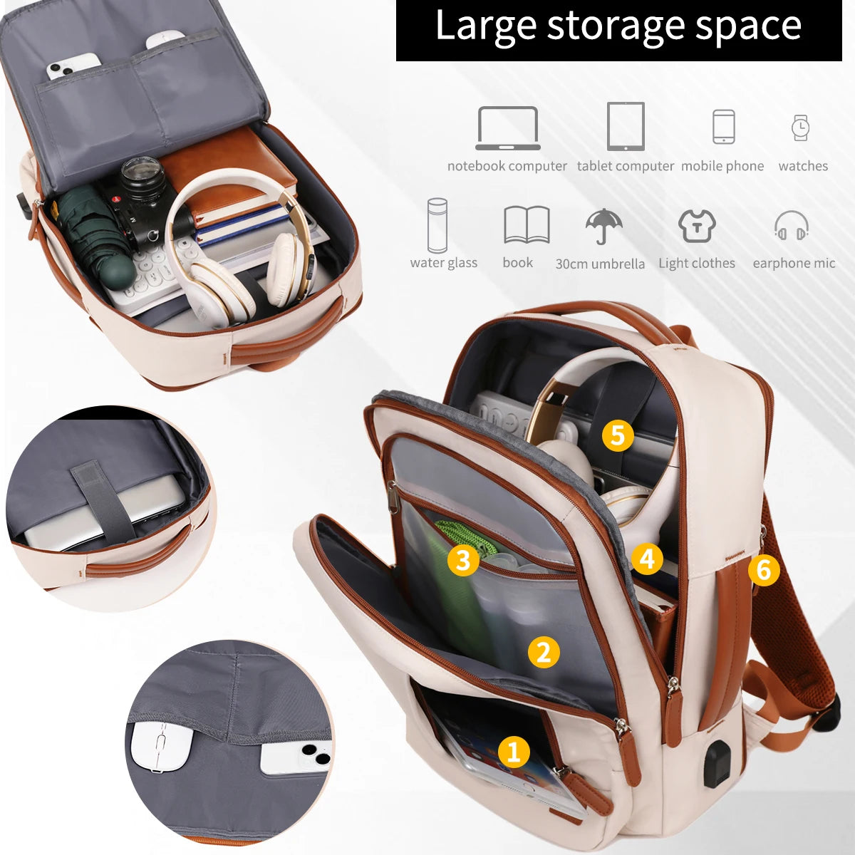 Unisex Lightweight Backpack | Travel & School Bag for Easy Carrying