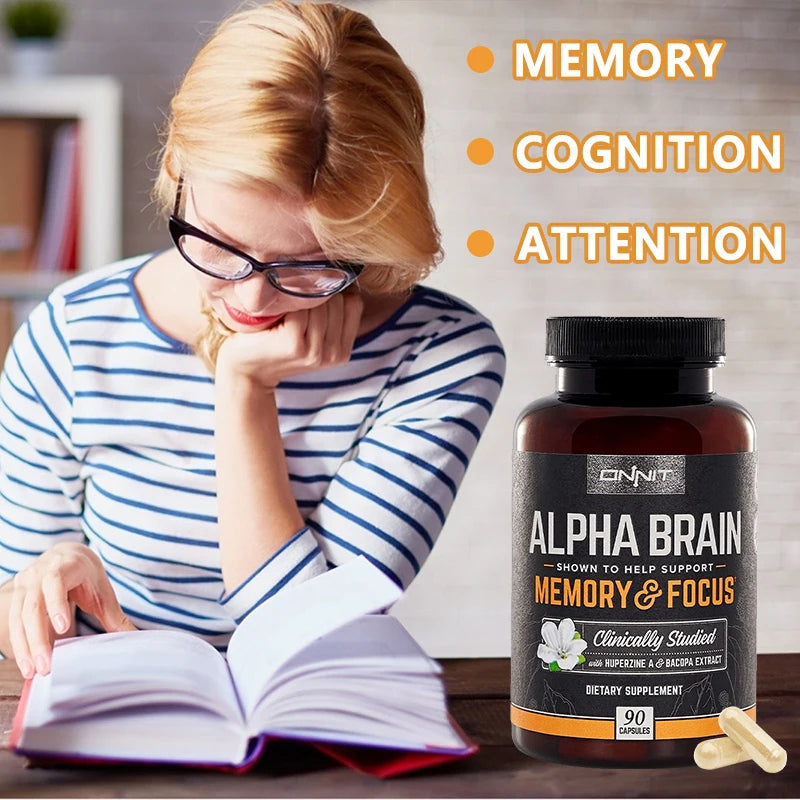 Premium Nootropic Brain Supplement for Focus & Memory