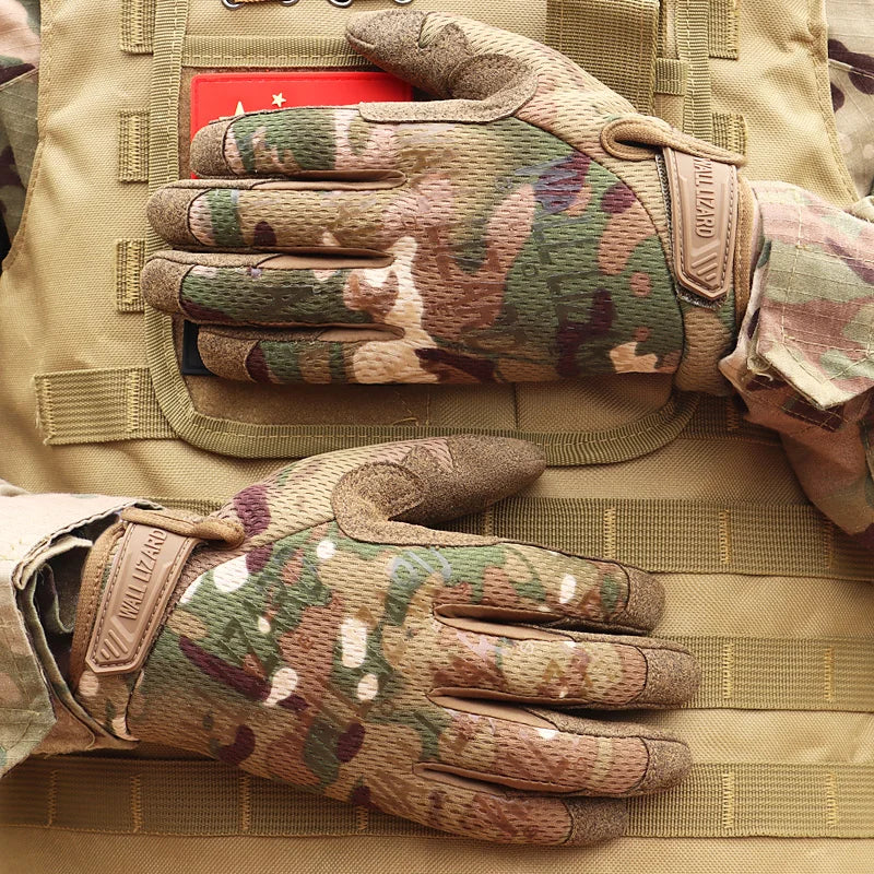 Breathable Outdoor Tactical Gloves | Full-Finger Touchscreen Gloves