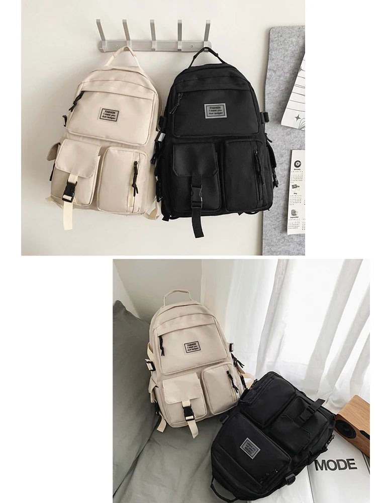 Universal Large-Capacity Nylon Computer Backpack | Stylish & Functional