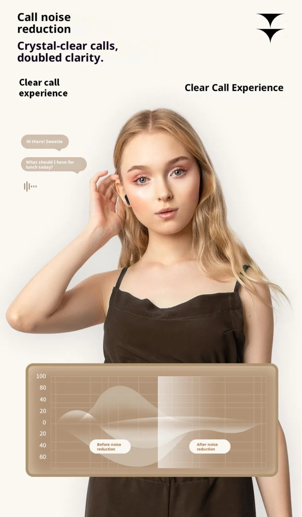 Wireless Bluetooth Noise Cancelling Earbuds | High Sound Quality