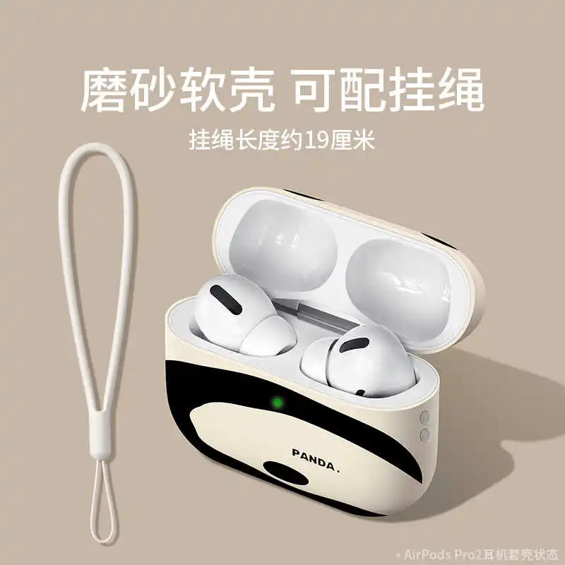 Cute Cartoon Panda AirPods Case | Stylish Protective Cover
