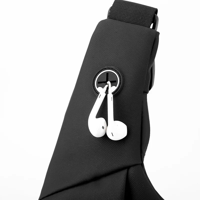 Small Sling Chest Bag for Men | Anti-Theft Mini Travel Shoulder Bag
