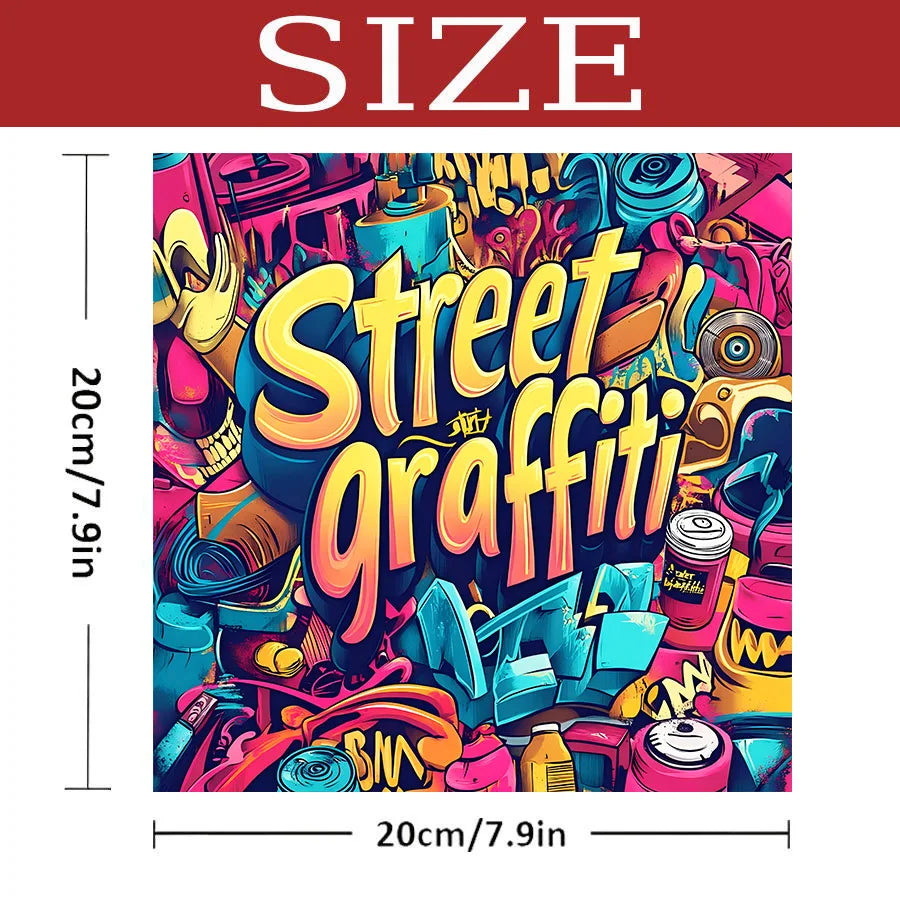 Adult Joint Graffiti Colouring Book | Creative Stress Relief