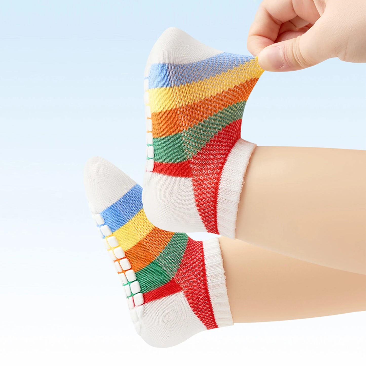 Cute Summer Non-Slip Short Socks for Kids | Cartoon Animal Pattern