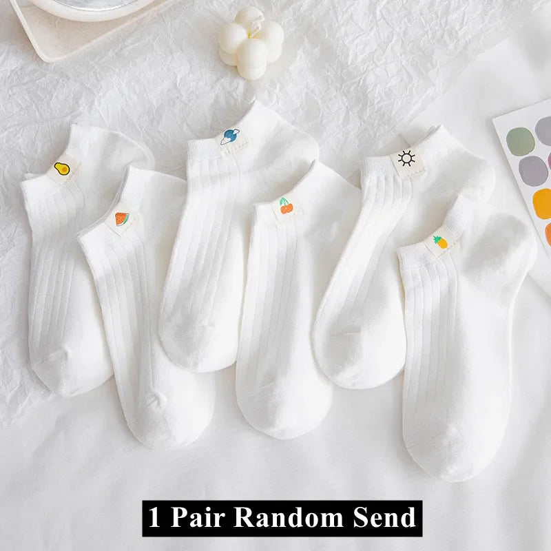 Cute Cartoon Low Cut Ankle Socks for Women | Cozy Summer Footwear