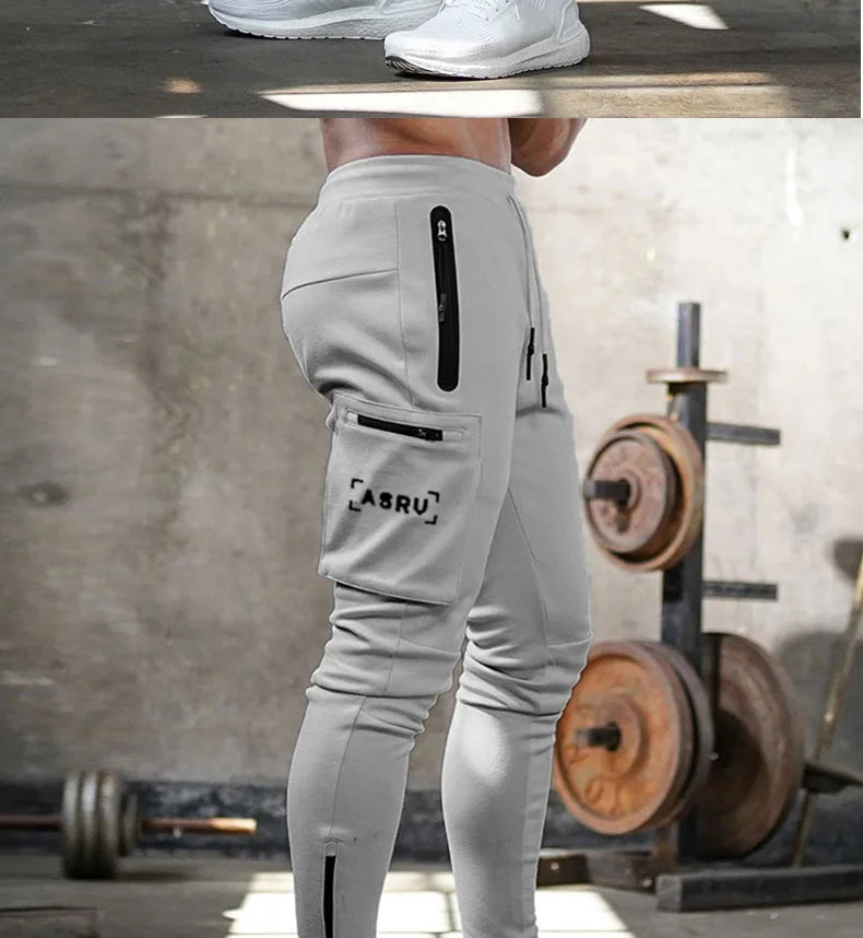 Men's Multi-Pocket Workout Training Pants | Stylish Jogging Sweatpants