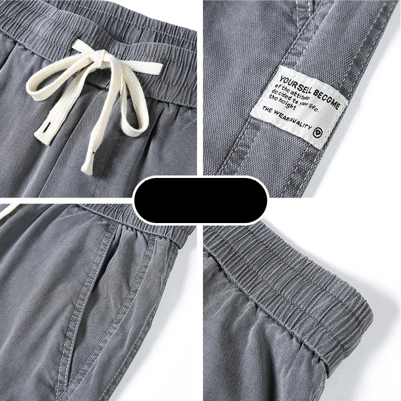 Men's Soft Lyocell Casual Jeans | Thin Loose Straight Pants