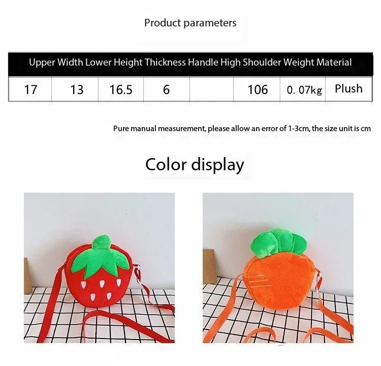 Cute Plush Baby Girls Coin Purse Handbags | Adorable Winter Bags