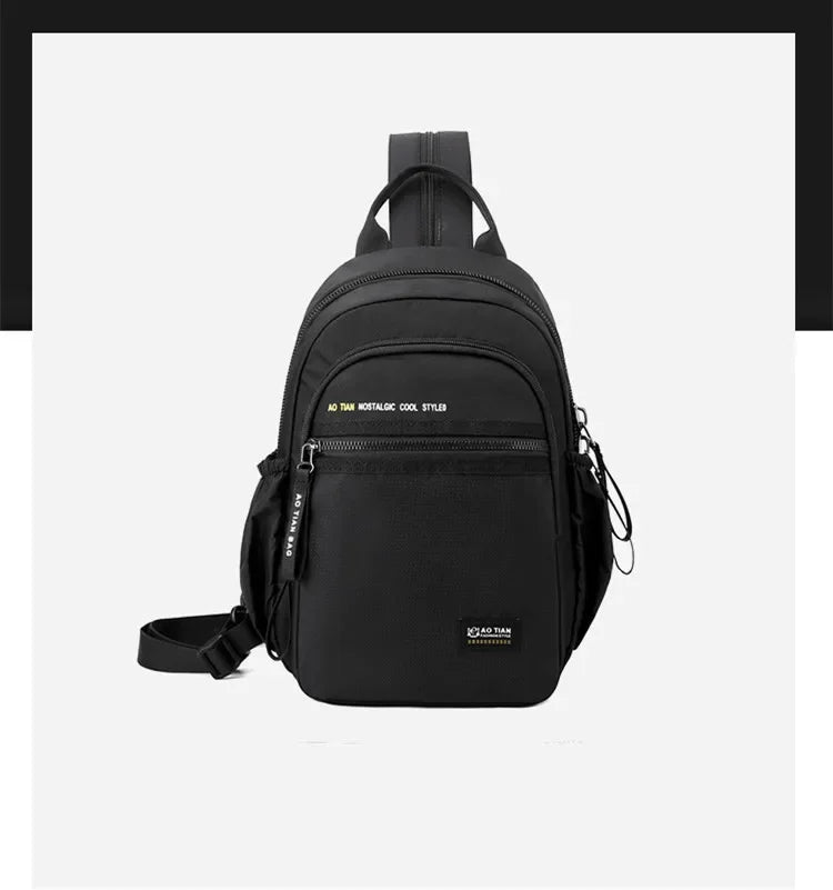 Casual Men's Multi-Functional Shoulder Bag | Perfect Travel Companion