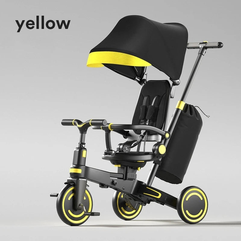 9-in-1 Convertible Push Tricycle for Toddlers | Safe & Lightweight