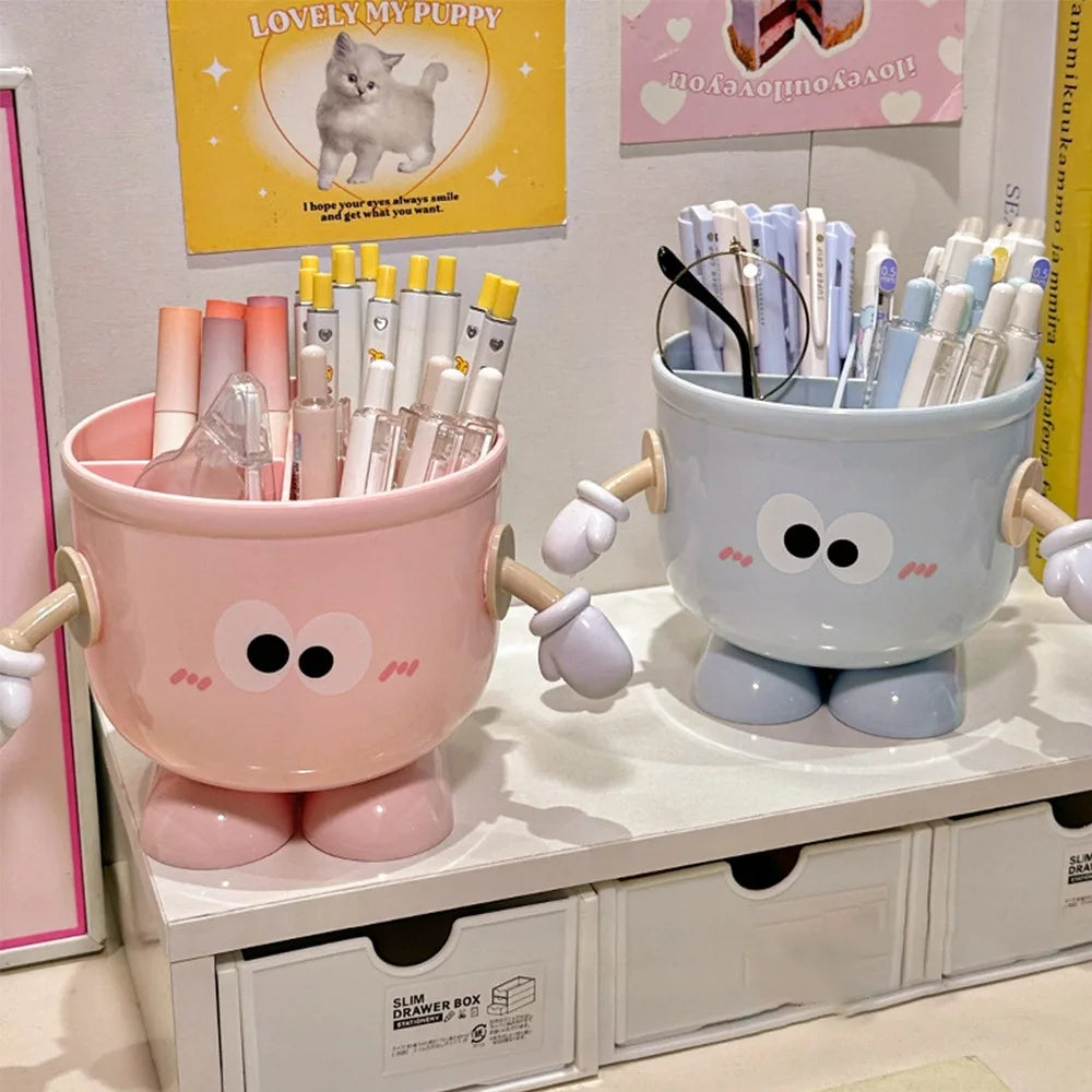 Cute Pencil Holder Rack | Creative Desk Organizer for Students