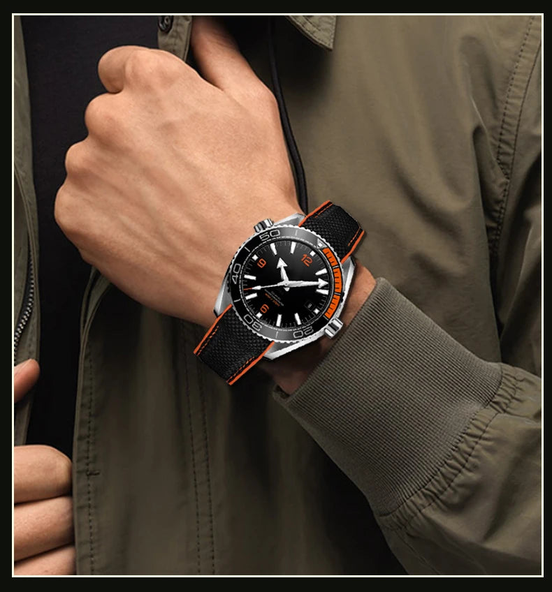 Versatile Nylon Rubber Watchband | Durable Comfort Strap