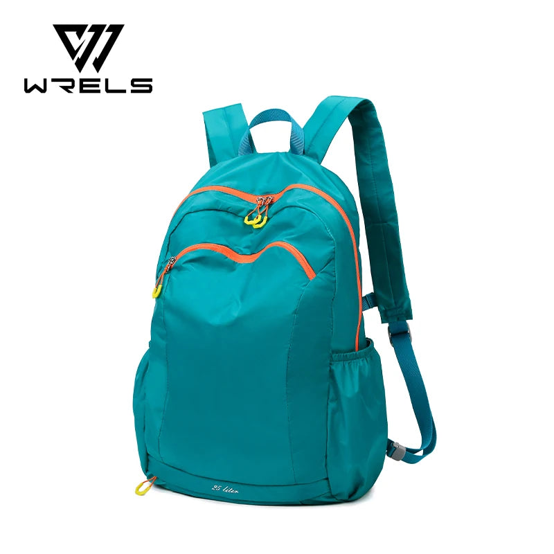 WRELS Outdoor Sports Backpack Wet Dry Seperation Fitness Hydration Backpack Lightweight Folding Waterproof Hiking Shoulders Bag