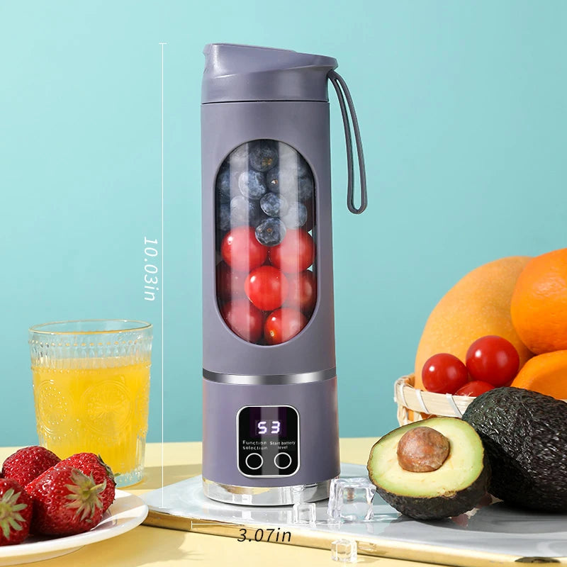 Portable Fruit Juicer | USB Rechargeable Blender for Smoothies