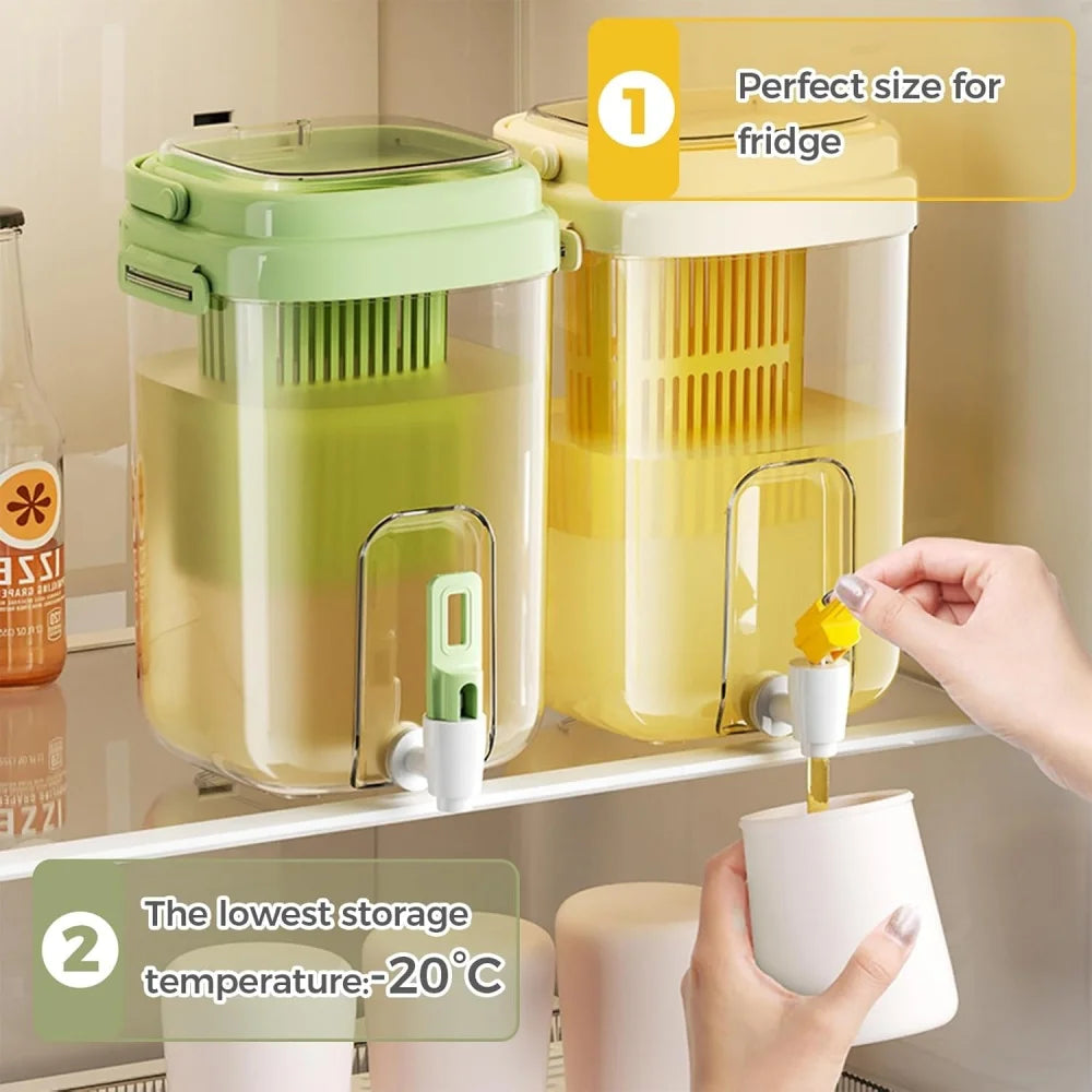 Large Capacity Portable Beverage Dispenser with Faucet