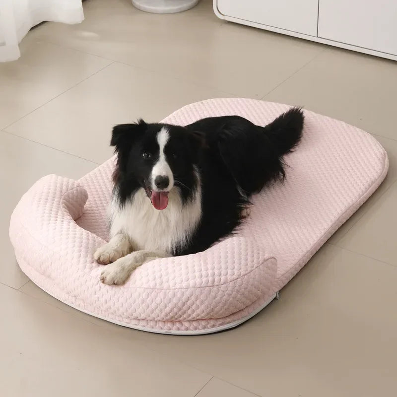 Summer Cooling Dog Bed | Ice Silk Pet Mat for Comfort