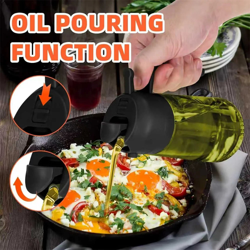 470 ML Oil Sprayer for Cooking | Versatile Olive Oil Dispenser