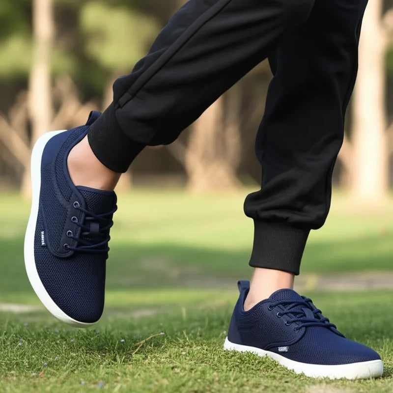 Men's Breathable Wide Toe Walking Shoes | Comfortable Soft Sole