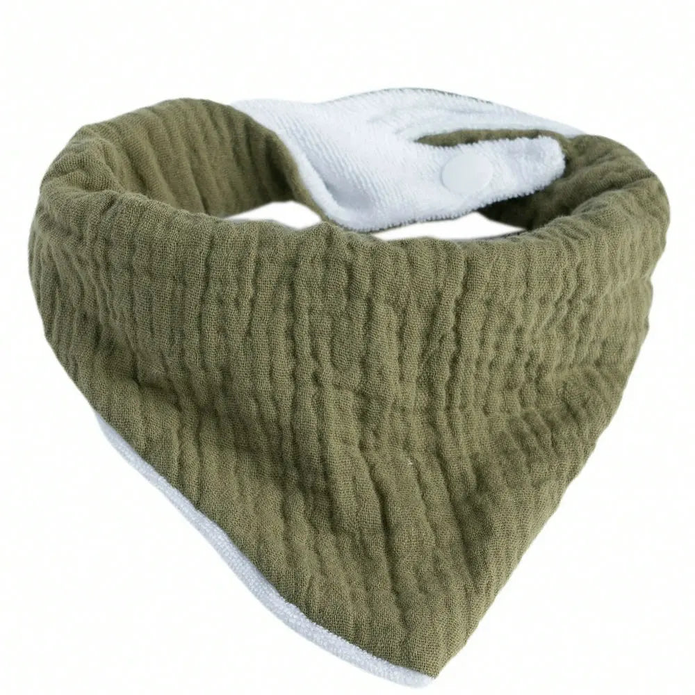 Soft Baby Triangle Scarf | Absorbent Burp Cloth for Newborns