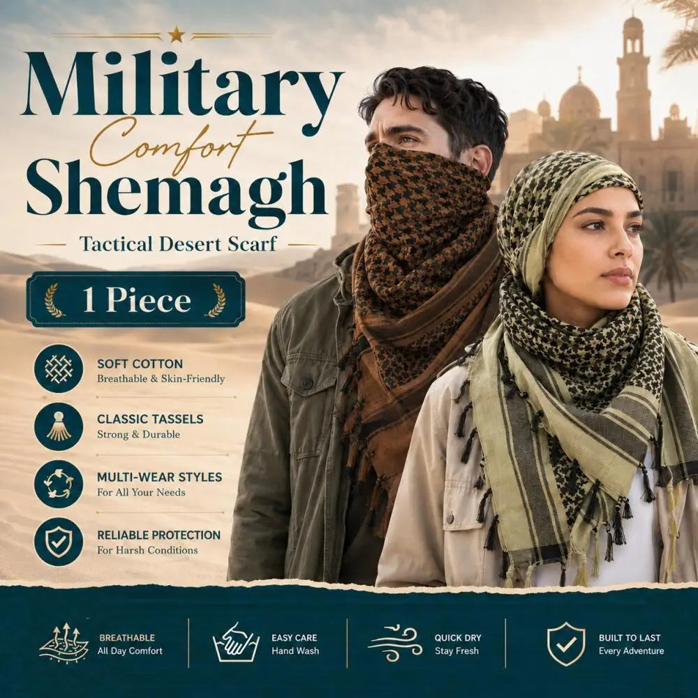 Men's Tactical Desert Head Wrap Scarf | Functional & Stylish