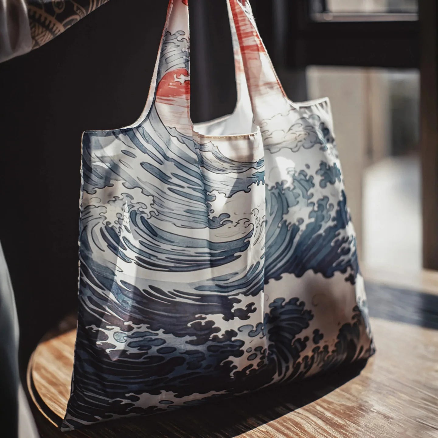 Foldable Tribal Print Tote Bag | Stylish Large Capacity Travel Bag